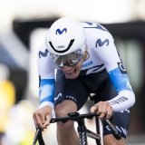 Ivan Romeo nouveau leader du Dauphiné. KEYSTONE/LAURENT GILLIERON